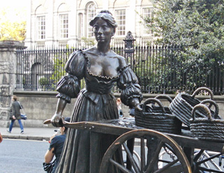 Molly Malone statue Dublin