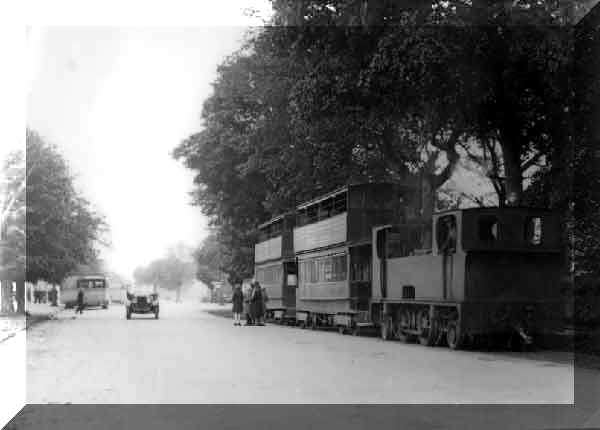 Tram And Carriages On Terenure Rd. East