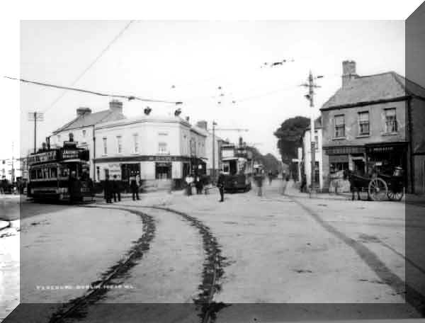 Tram At Terenure Cross 