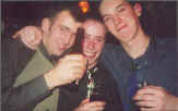 Me, Damien Cassidy and Mark Fallon at last years dinner dance