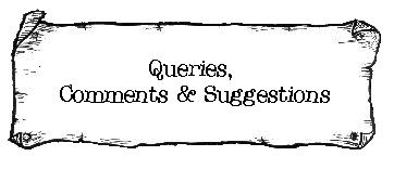 Queries, Comments & Suggestions