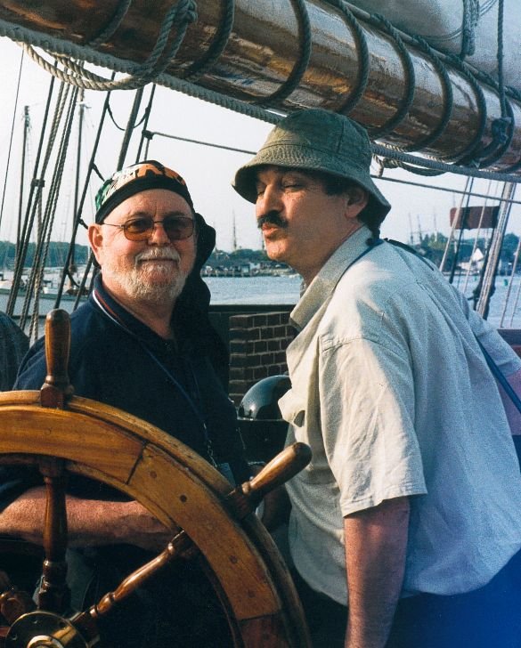 Niall aboard Wolftrap, 2002