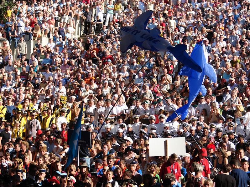 Audience during a concert at the Szczecin Tall Ships Festival, Poland 2007