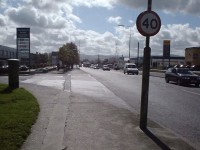 Looking towards Industrial estate